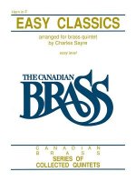 CANADIAN BRASS EASY CLASSICS