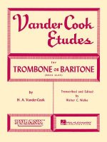 VANDERCOOK ETUDES FOR TROMBONE OR BARITO