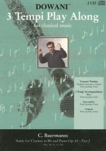 STUDY FOR CLARINET IN BB & PIANO OP 63 P