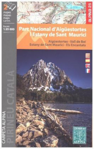Aiguestortes pn/Sant Maurici map and hiking guide