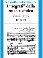 I SEGRETI DELLA MUSICA ANTICA
