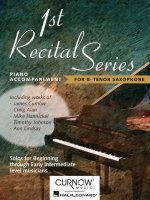 PA 1ST RECITAL SERIES FOR BB TENOR SAXOP