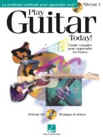 PLAY GUITAR TODAY NIVEAU 1