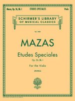 Etudes Speciales, Op. 36 - Book 1: Viola Method