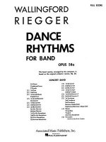 Dance Rhythms for Band, Op. 58: Full Score