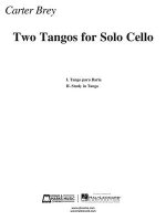 Two Tangos for Solo Cello
