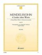 Six Songs Without Words Op. 62: Piano