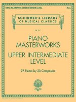 Piano Masterworks - Upper Intermediate Level: Schirmer's Library of Musical Classics Vol. 2111