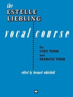 The Estelle Liebling Vocal Course: Tenor