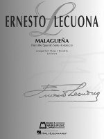Malaguena: Piano Duet (1 Piano, 4 Hands)