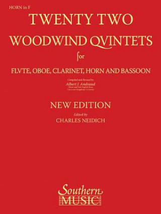 22 Woodwind Quintets - New Edition: Horn Part