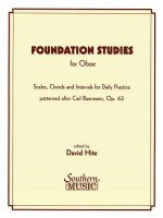 Foundation Studies: Oboe