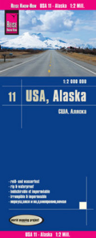 Reise Know-How Landkarte USA 11, Alaska (1 : 2.000.000)