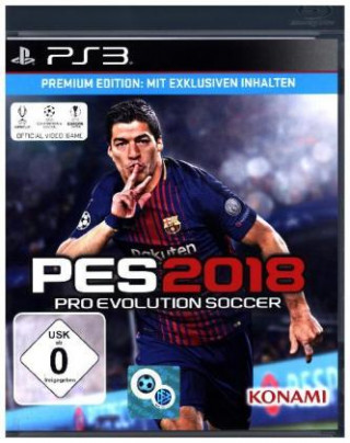 PES 2018, Pro Evolution Soccer, PS3-Blu-ray Disc (Premium Edition)