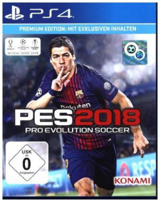 PES 2018, Pro Evolution Soccer, PS4-Blu-ray Disc (Premium Edition)