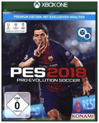 PES 2018, Pro Evolution Soccer, XBox One-Blu-ray Disc (Premium Edition)