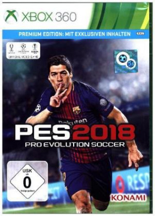 PES 2018, Pro Evolution Soccer, Xbox360-Blu-ray Disc (Premium Edition)