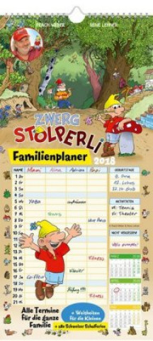 Zwerg Stolperli Familienplaner 2018