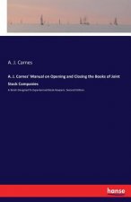 A. J. Carnes' Manual on Opening and Closing the Books of Joint Stock Companies