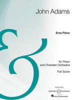 Eros Piano: For Piano and Chamber Orchestra Full Score, Archive Edition