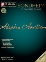 Sondheim: Jazz Play-Along Volume 183