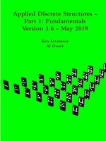 Applied Discrete Structures - Part 1: Fundamentals