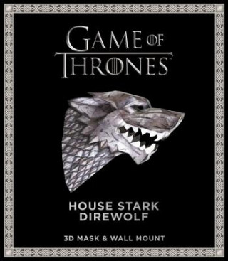 Game of Thrones Mask: House Stark Direwolf (3D Mask & Wall Mount)