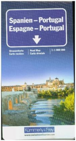 Spanien - Portugal Strassenkarte 1:1 000 000