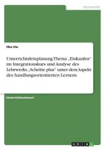 Unterrichtsfeinplanung Thema 