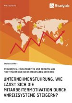 Unternehmensfuhrung. Wie lasst sich die Mitarbeitermotivation durch Anreizsysteme steigern?