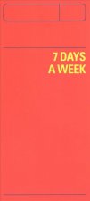 Knock Knock 7 Days a Week Planner (Red)