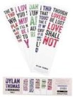 Dylan Thomas Bookmarks - Pack 2