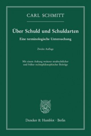 Über Schuld und Schuldarten