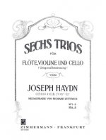 Sechs Trios op. 100, Flöte, Violine und Violoncello, Stimmensatz. H.2