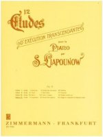 12 Études d'exécution transcendante / Zwölf Etüden in fortschreitender Schwierigkeit, für Klavier