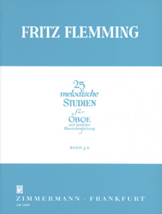 25 melodische Studien, Oboe und Klavier. H.1