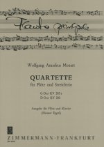 Quartette G-Dur KV 285a / D-Dur KV 285, für Flöte und Streichtrio, Klavierauszug
