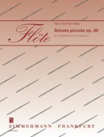 Sonata piccola op. 80, für 5 Flöten in C, Partitur und Stimmen