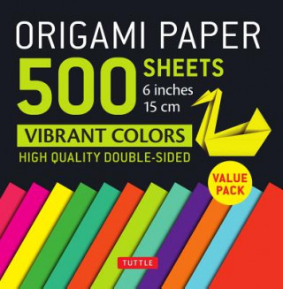 Origami Paper 500 sheets Vibrant Colors 6