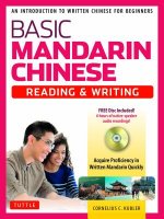 Basic Mandarin Chinese - Reading & Writing Textbook