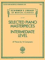 Selected Piano Masterpieces - Intermediate Level