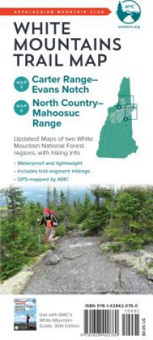 AMC White Mountains Trail Maps 5-6: Carter Range-Evans Notch and North Country-Mahoosuc