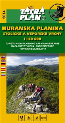 Muránska planina, Stlolické a Veporské vrchy - Turistická a cykloturistická mapa 1:50 000