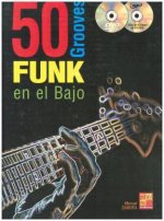 50 Grooves Funk En El Bajo, für Bass-Gitarre, m. Audio-CD + DVD