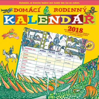 Domácí rodinný kalendář 2018