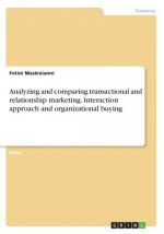 Analyzing and comparing transactional and relationship marketing. Interaction approach and organizational buying