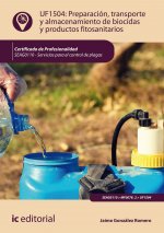 Preparación, transporte y almacenamiento de biocidas y productos fitosanitarios. SEAG0110 - Servicios para el control de plagas