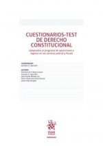 Cuestionarios Test de Derecho Constitucional