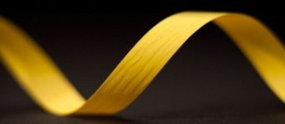 Geschenkband matt gelb 10mm a 250m