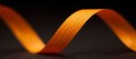 Geschenkband matt orange 10mm a 250m